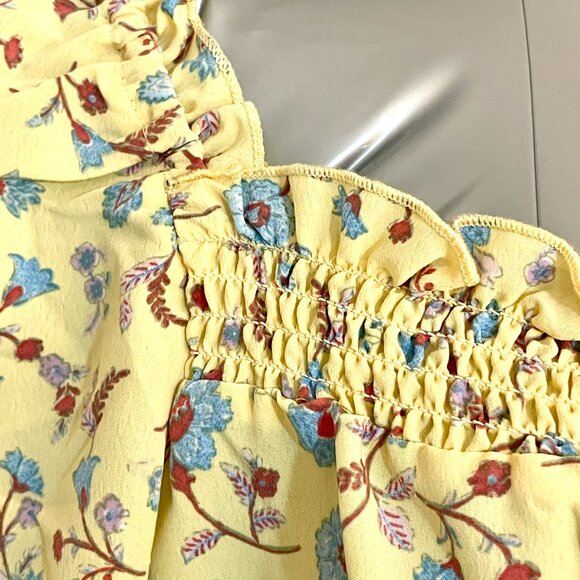 💙 Bebop Smocked Square Neck Long Sleeve Dress, Large, EUC, 5 for $25 item 💙 - Picture 7 of 11